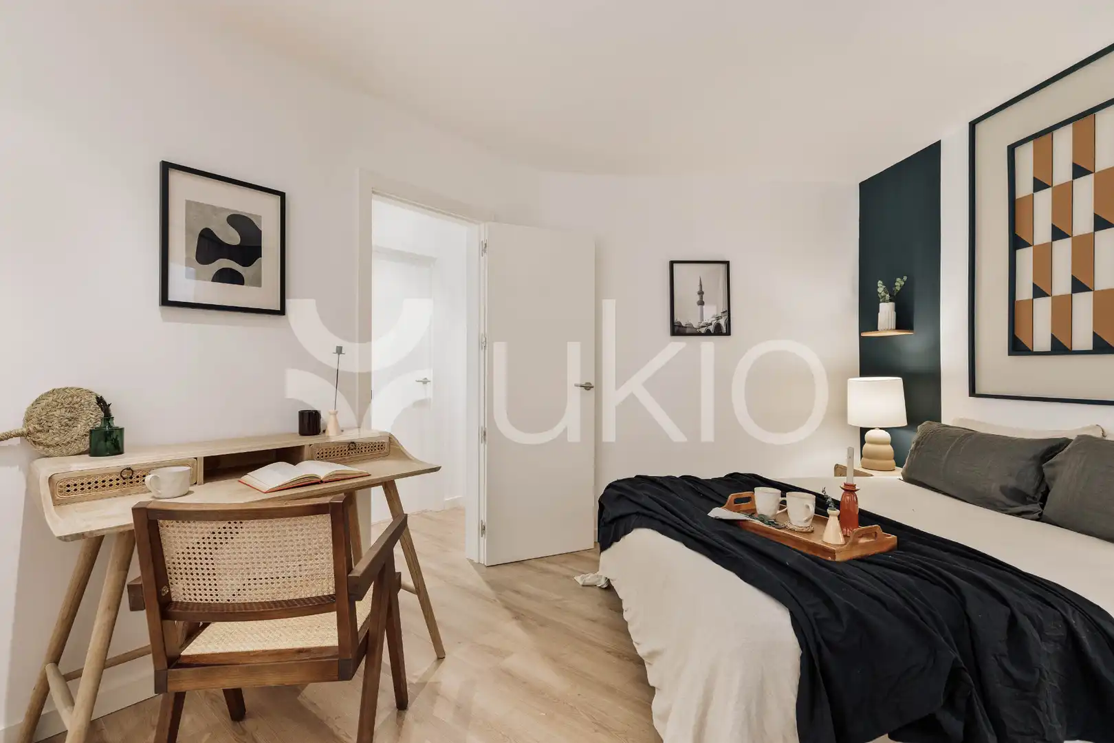 Bedroom of Apartments for rent in Barcelona  with Air Conditioner, Heating and Terrace