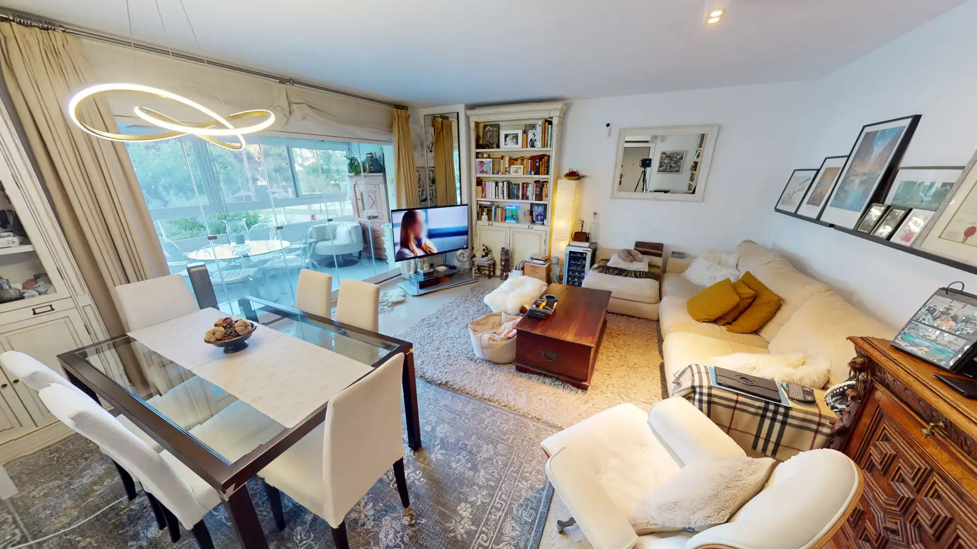 Sala de estar de Piso en venta en El Campello con Aire acondicionado, Jardín privado y Terraza