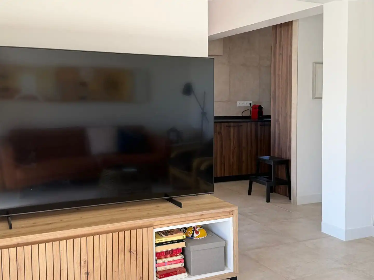 Wohnzimmer von Wohnung zum Verkauf in Sanlúcar de Barrameda mit Klimaanlage, Terrasse und Balkon