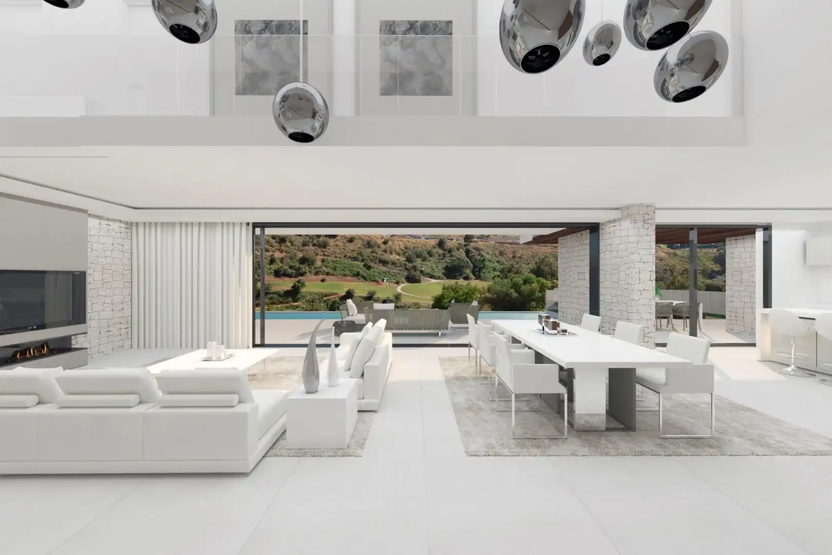 Sala d'estar de Casa o xalet en venda en Mijas