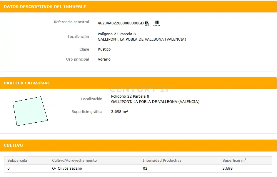 Residencial en venta en La Pobla de Vallbona