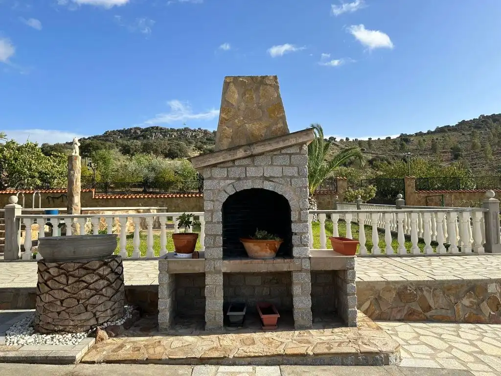 Jardí de Casa o xalet en venda en Magacela amb Jardí privat, Terrassa i Piscina