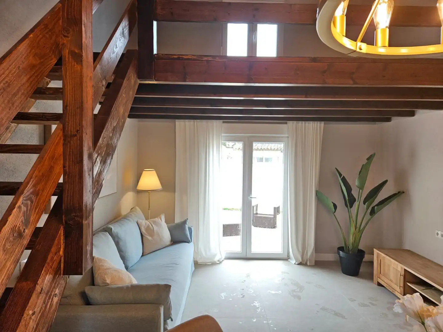 Living room of Houses for sale in Dénia  with Air Conditioner, Private garden and Furnished