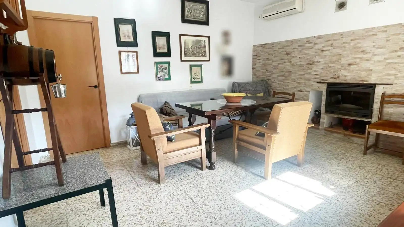 Sala de estar de Casa o chalet en venta en Espiel con Calefacción, Jardín privado y Terraza