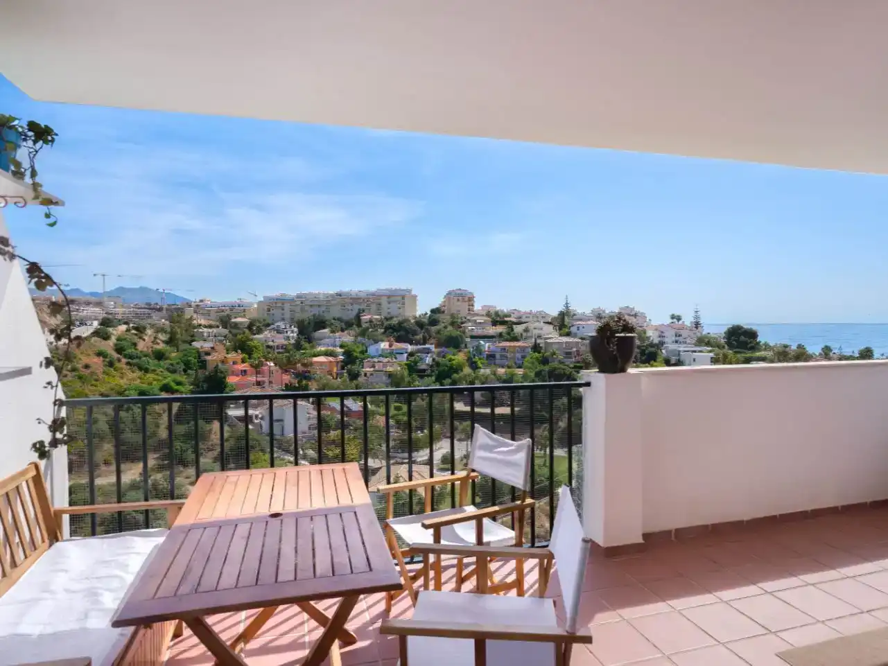 Terrace of Flat for sale in Mijas  with Air Conditioner, Storage room and Swimming Pool