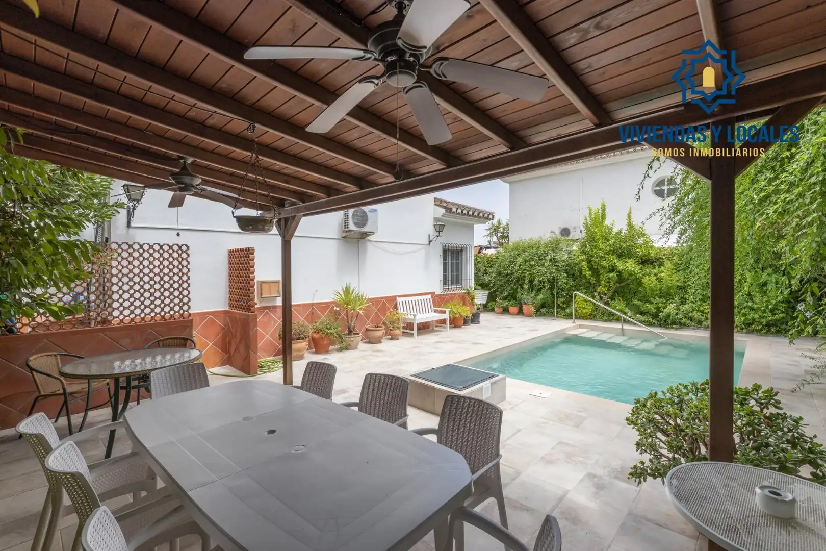 Terraza de Casa o chalet en venta en La Zubia con Aire acondicionado, Calefacción y Jardín privado