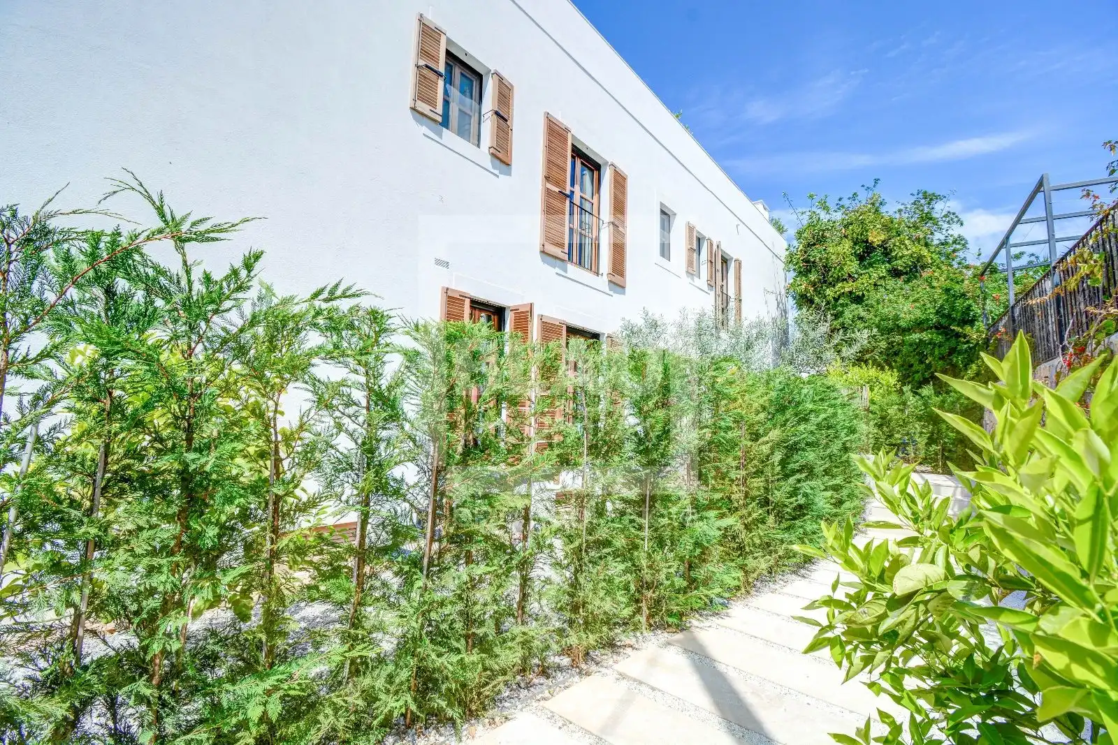 Exterior view of Flat for rent in Sant Joan de Labritja  with Air Conditioner, Private garden and Furnished