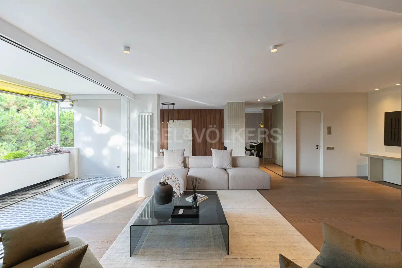 Sala de estar de Piso en venta en Barcelona con Aire acondicionado, Calefacción y Parquet