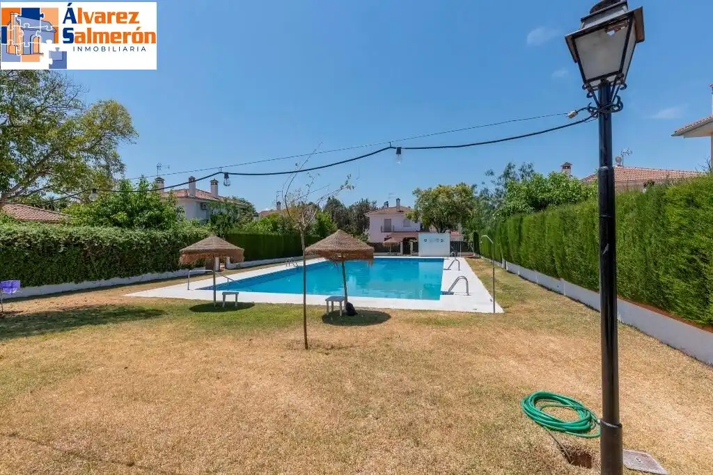 Garden of Houses for sale in Albolote  with Air Conditioner, Private garden and Terrace
