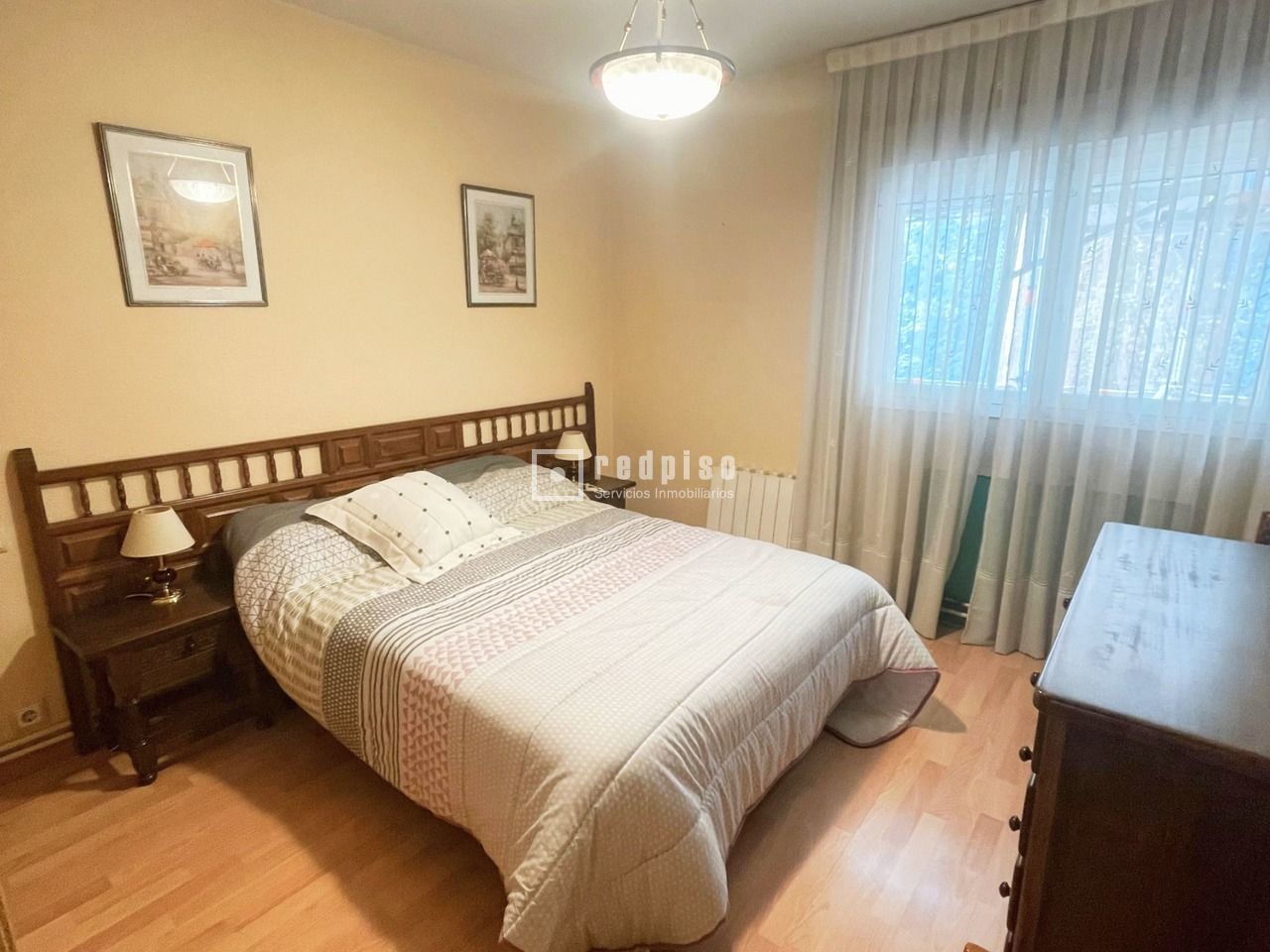 Bedroom of Flat for sale in  Madrid Capital  with Heating and Terrace
