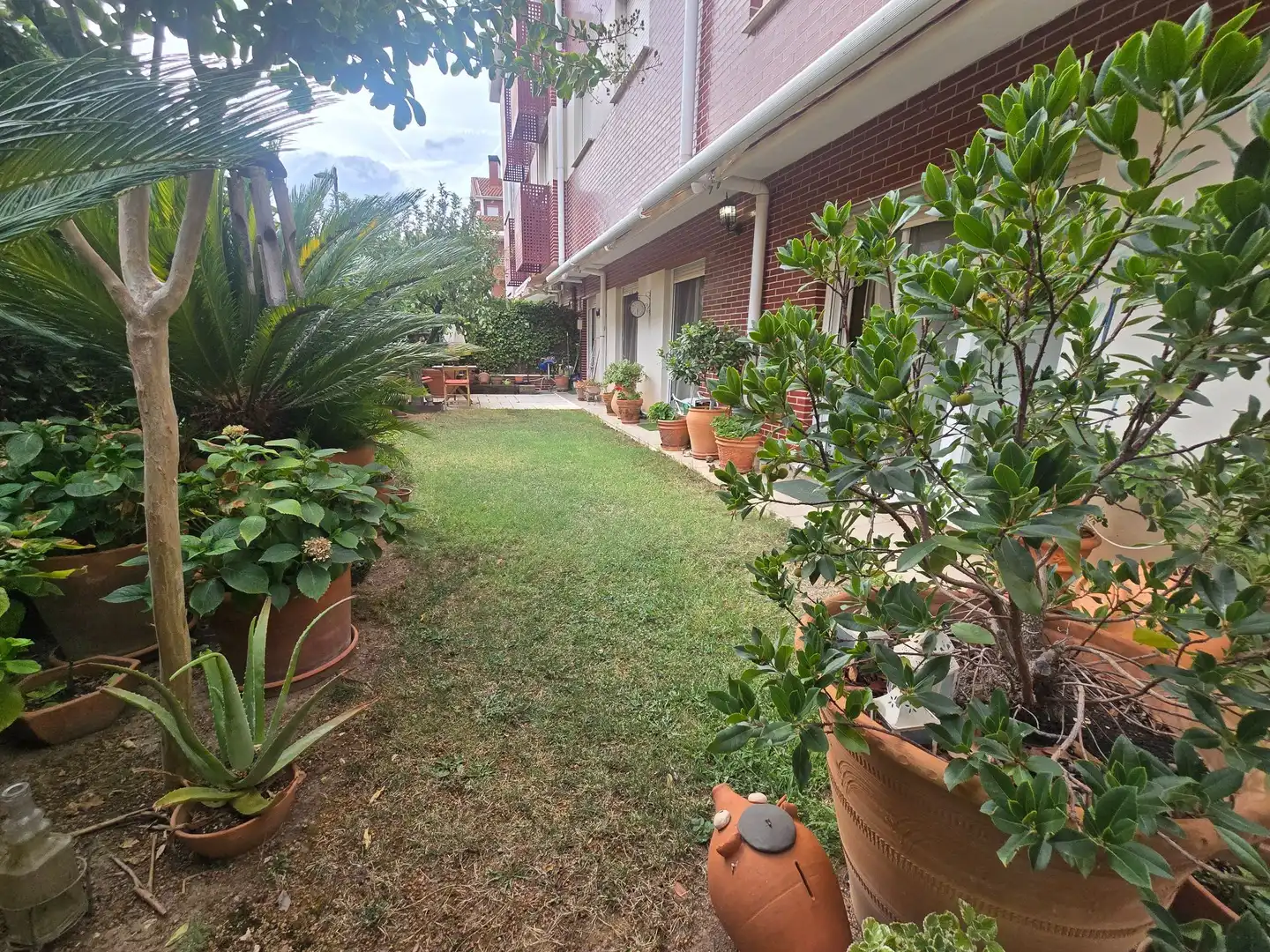 Jardí de Apartament en venda en Villamediana de Iregua amb Calefacció, Jardí privat i Terrassa
