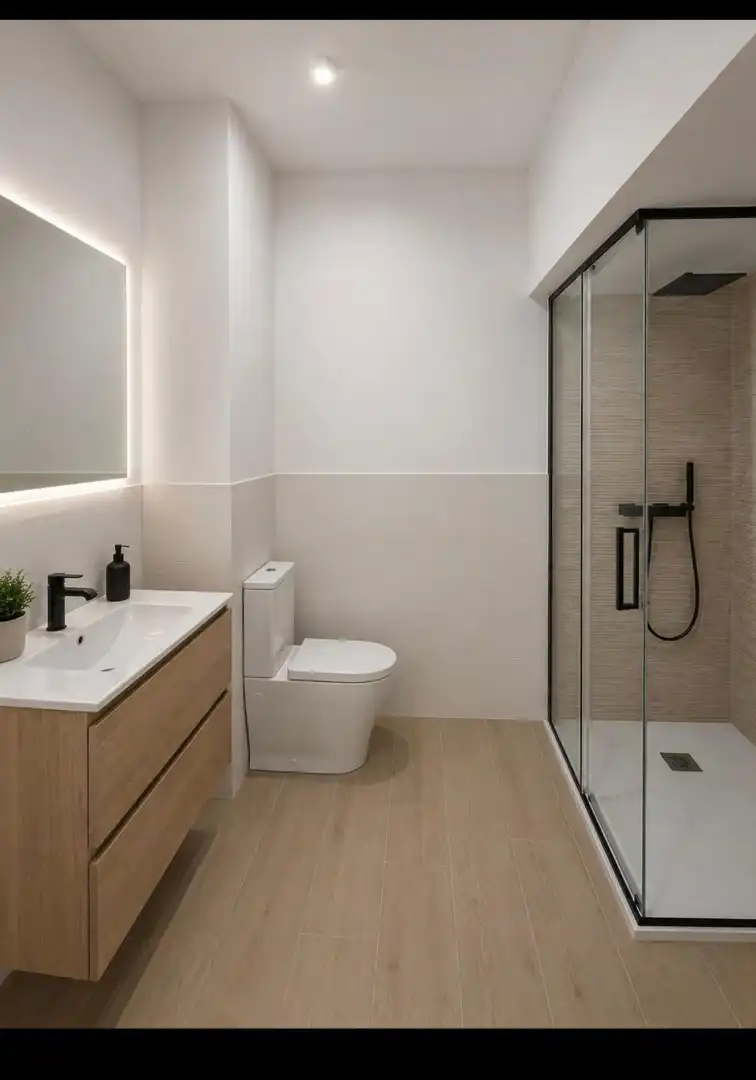 Bathroom of Flat for rent in Jerez de la Frontera  with Air Conditioner, Heating and Parquet flooring