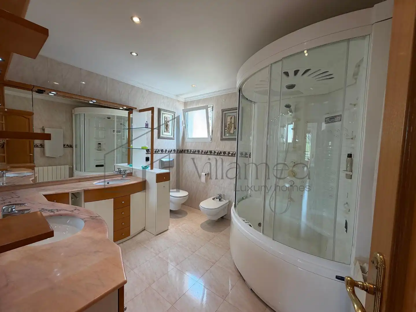 Baño de Casa o chalet de alquiler en La Pobla de Farnals con Aire acondicionado, Calefacción y Terraza