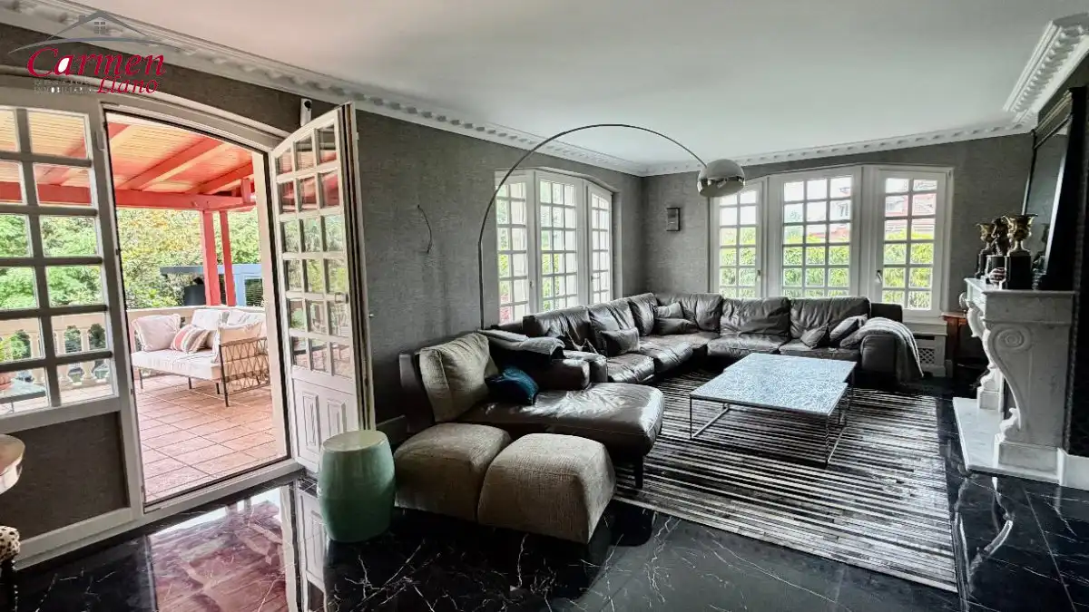 Sala de estar de Casa o chalet en venta en Plentzia con Calefacción, Jardín privado y Terraza