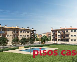 Exterior view of Planta baja for sale in Tona  with Air Conditioner and Terrace