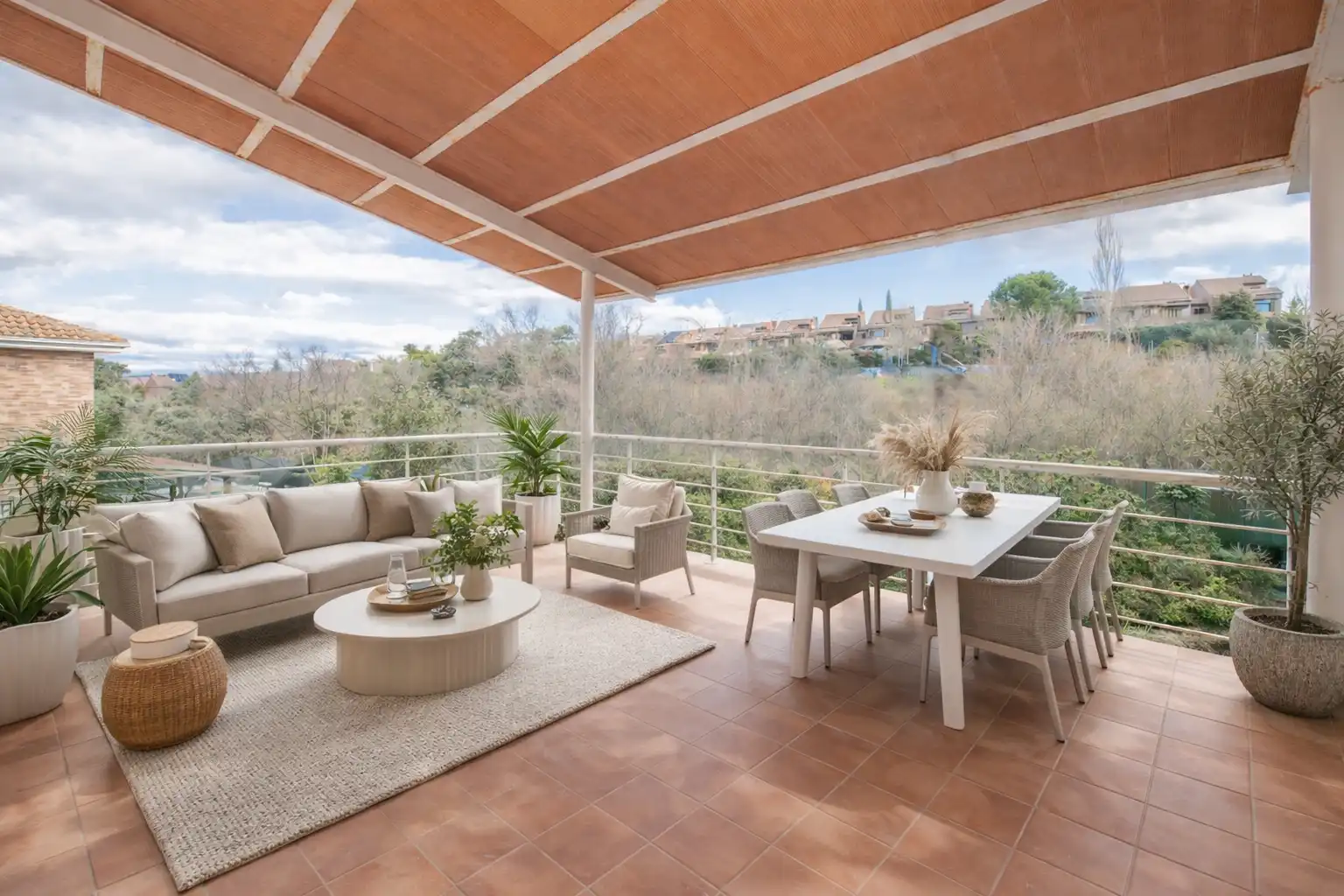 Terrassa de Casa o xalet en venda en Las Rozas de Madrid