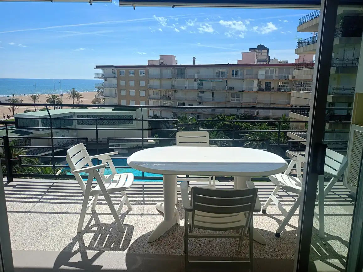 Terrassa de Apartament de lloguer en Gandia amb Aire condicionat, Terrassa i Moblat