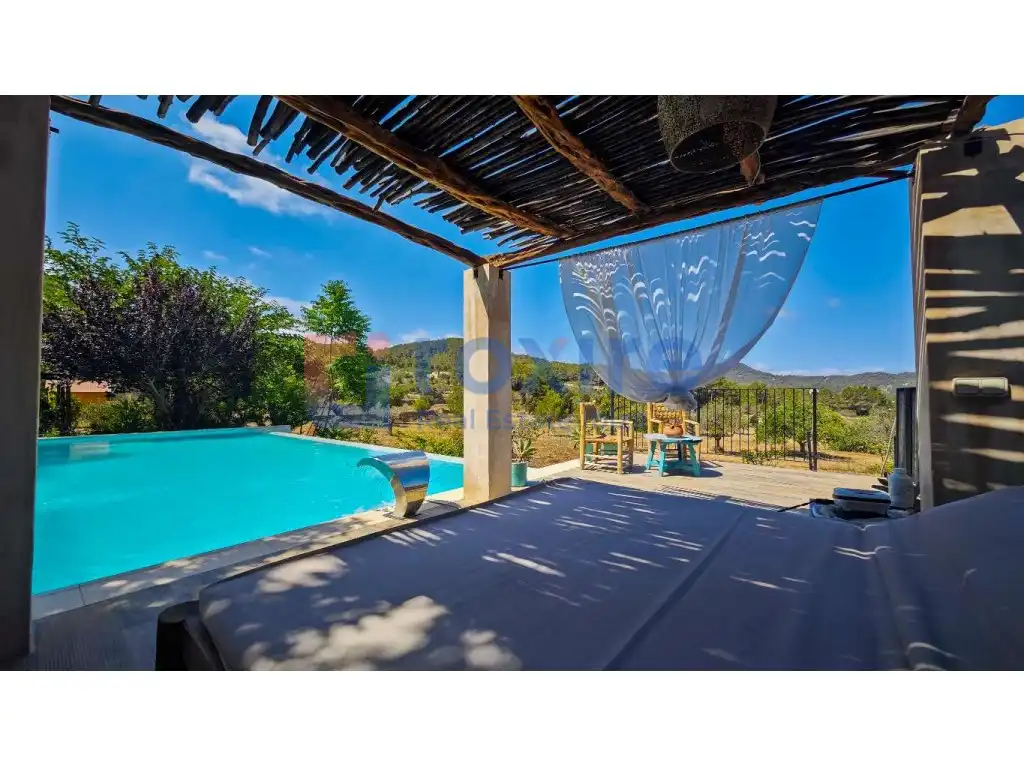 Exterior view of Country homes for rent in Sant Josep de sa Talaia  with Air Conditioner, Private garden and Terrace