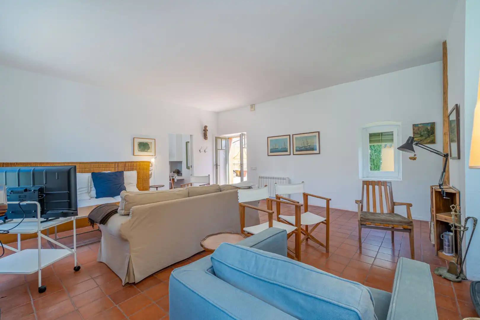 Sala d'estar de Casa o xalet en venda en Palau-saverdera amb Aire condicionat, Jardí privat i Terrassa