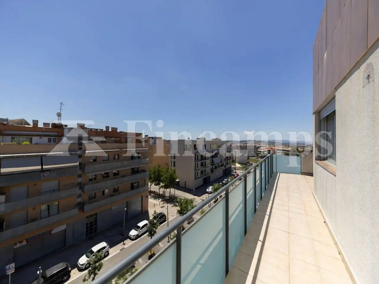 Terrasse von Dachboden zum Verkauf in Terrassa mit Klimaanlage, Heizung und Parkett