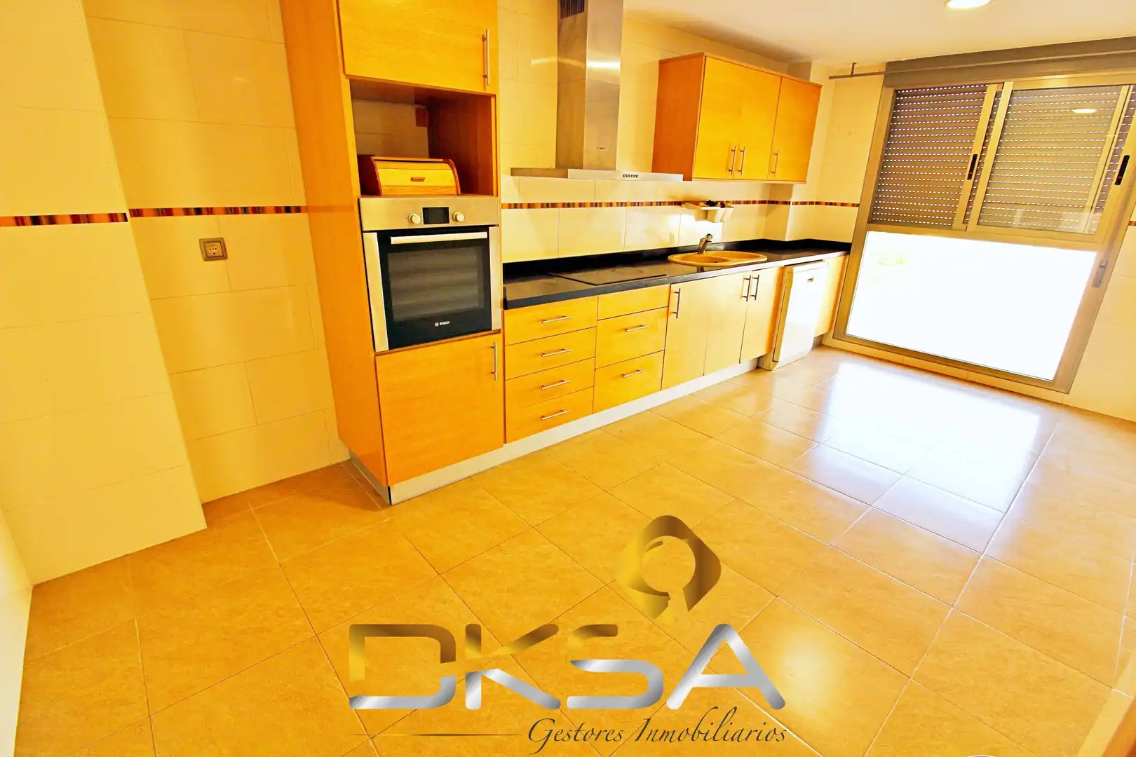 Kitchen of Flat for rent in Vila-real  with Air Conditioner and Heating