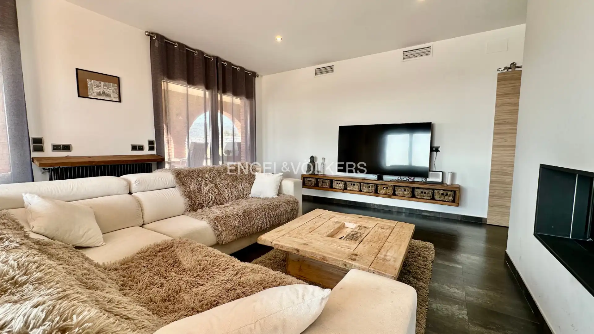 Living room of Houses for sale in Vilanova d'Escornalbou  with Air Conditioner, Heating and Private garden