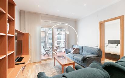 Living room of Flat to rent in  Barcelona Capital  with Air Conditioner and Terrace