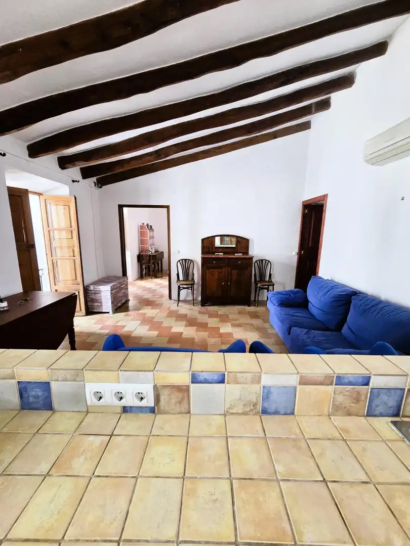 Sala d'estar de Casa o xalet en venda en Calvià amb Calefacció, Jardí privat i Terrassa
