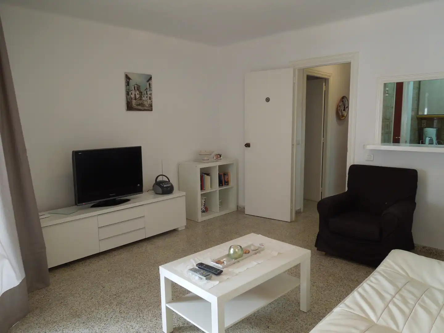 Sala d'estar de Pis en venda en Torrox amb Aire condicionat, Moblat i Rentadora