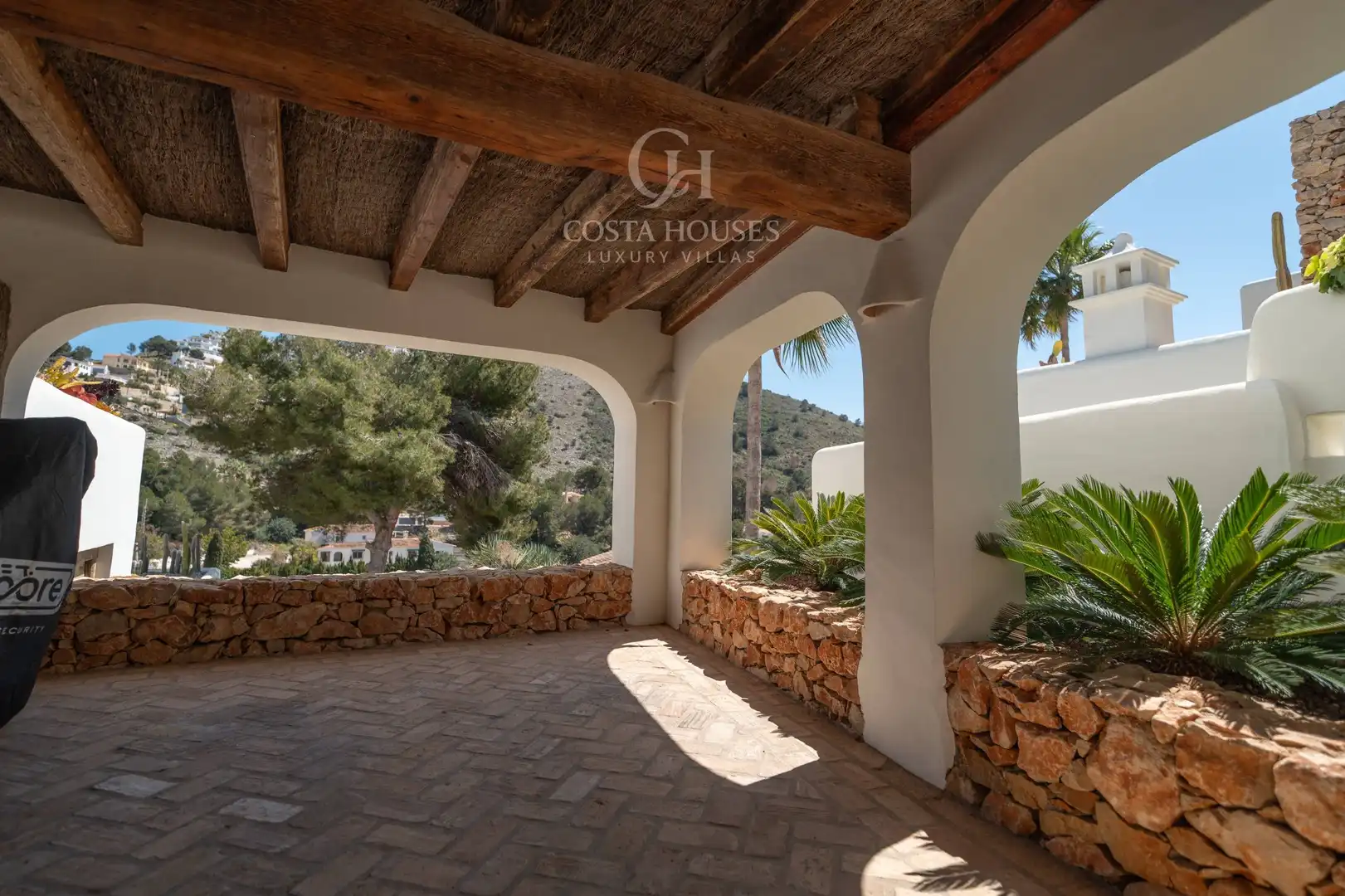 Terrassa de Casa o xalet en venda en Moraira amb Aire condicionat, Calefacció i Jardí privat
