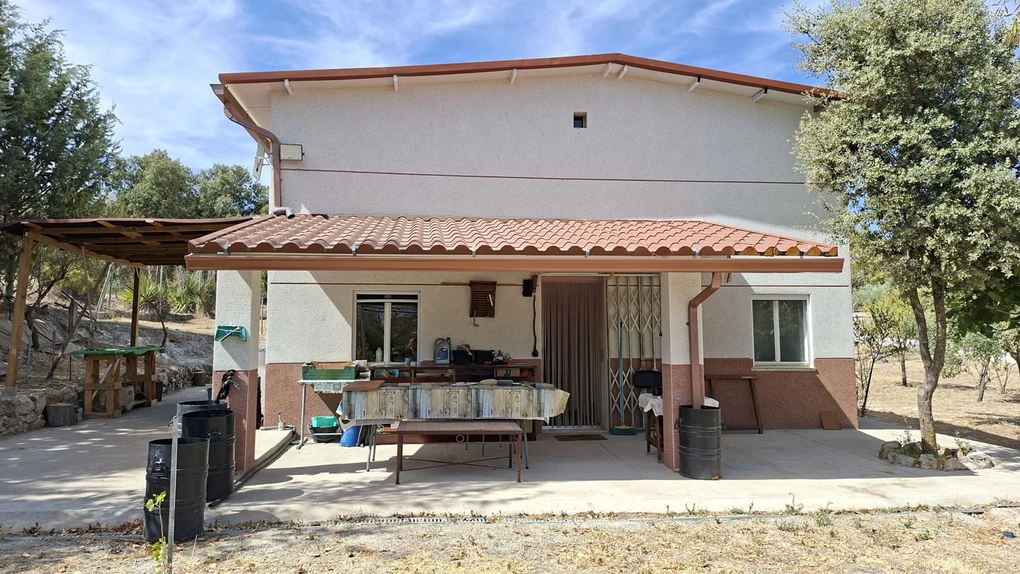 Exterior view of House or chalet for sale in Villarejo de Salvanés  with Private garden