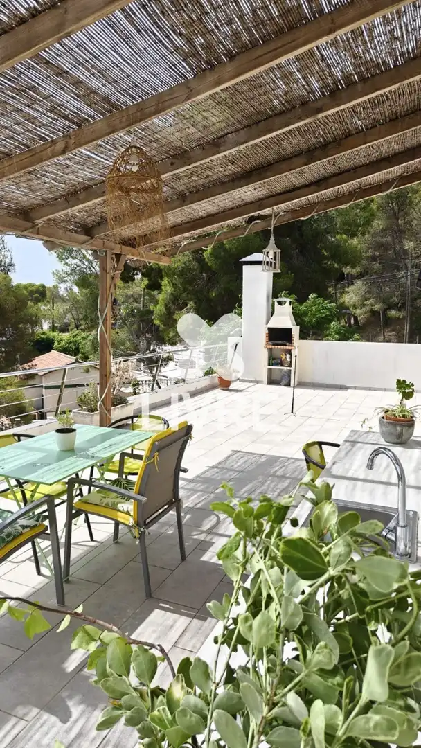 Terraza de Casa o chalet en venta en Cunit con Aire acondicionado, Calefacción y Piscina