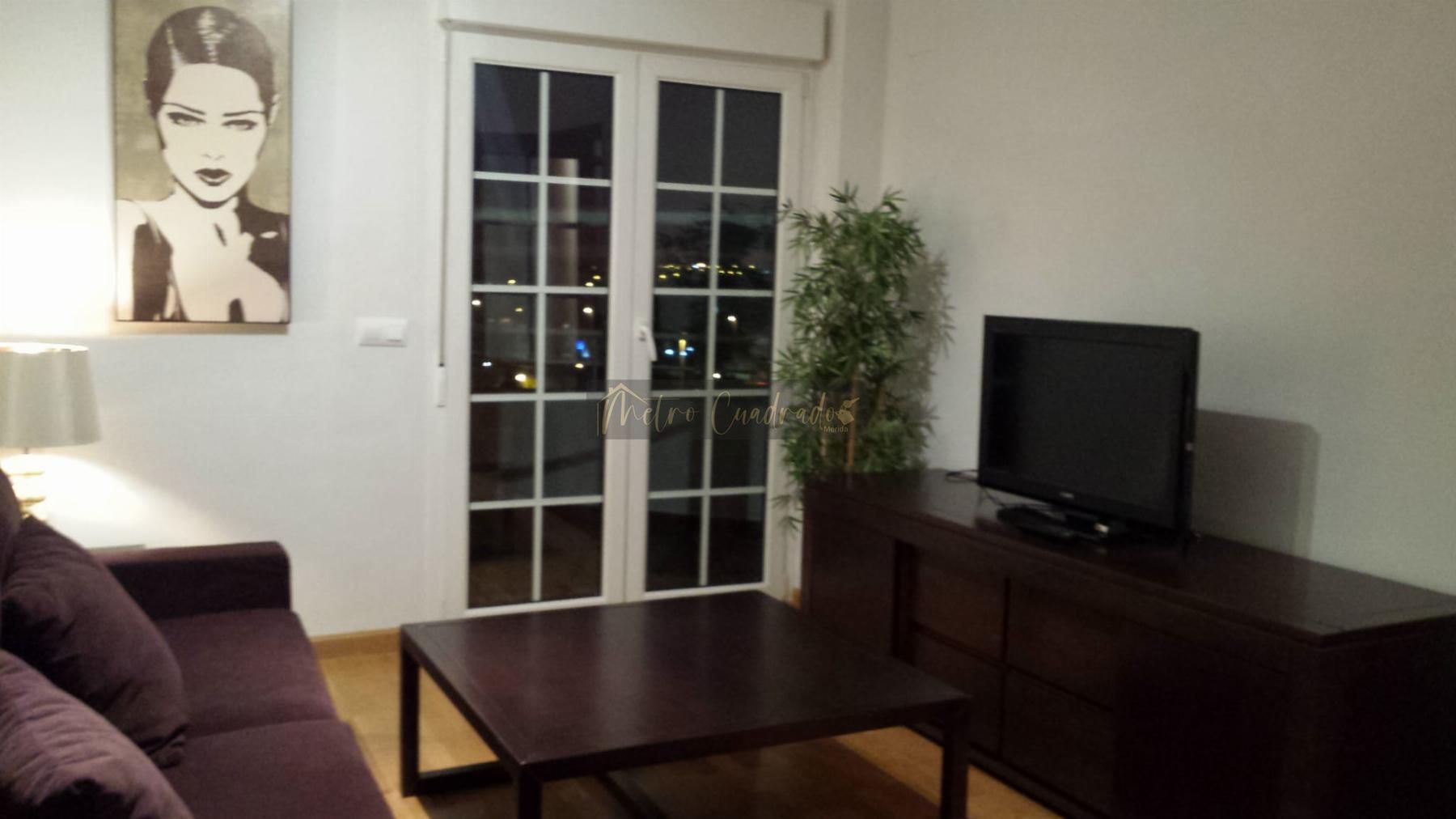 Sala d'estar de Pis de lloguer en Mérida amb Aire condicionat, Calefacció i Parquet