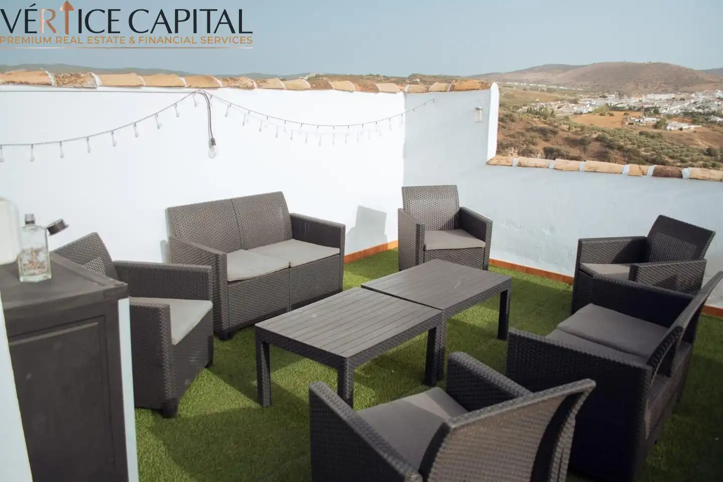 Terrace of Houses for sale in Villanueva de Algaidas  with Air Conditioner, Terrace and Swimming Pool