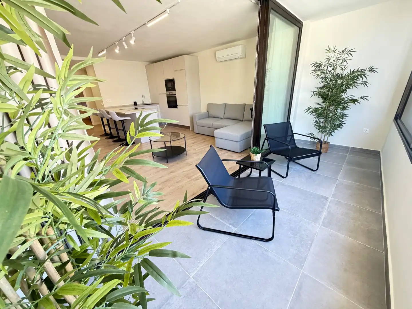 Terrasse von Wohnungen zur Miete in Puerto de la Cruz mit Terrasse, Möbliert und Gemeinschaftspool
