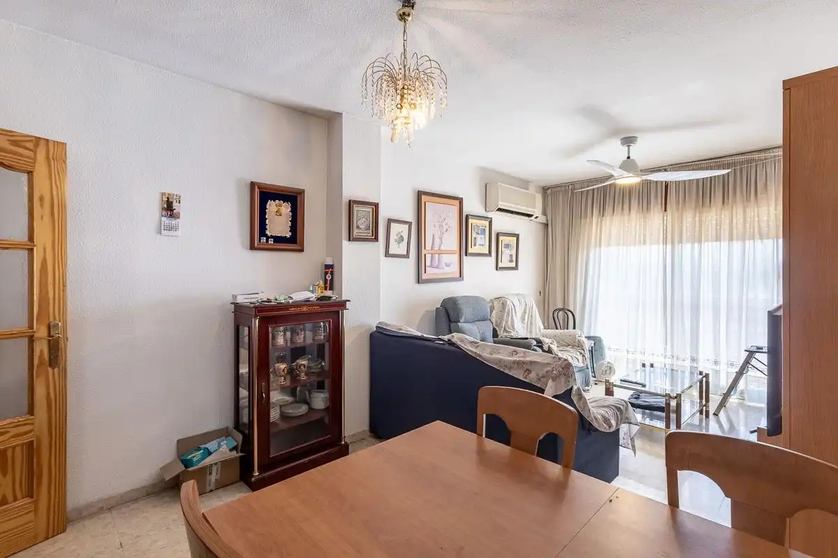Living room of Flat for sale in Granada  with Air Conditioner, Heating and Terrace