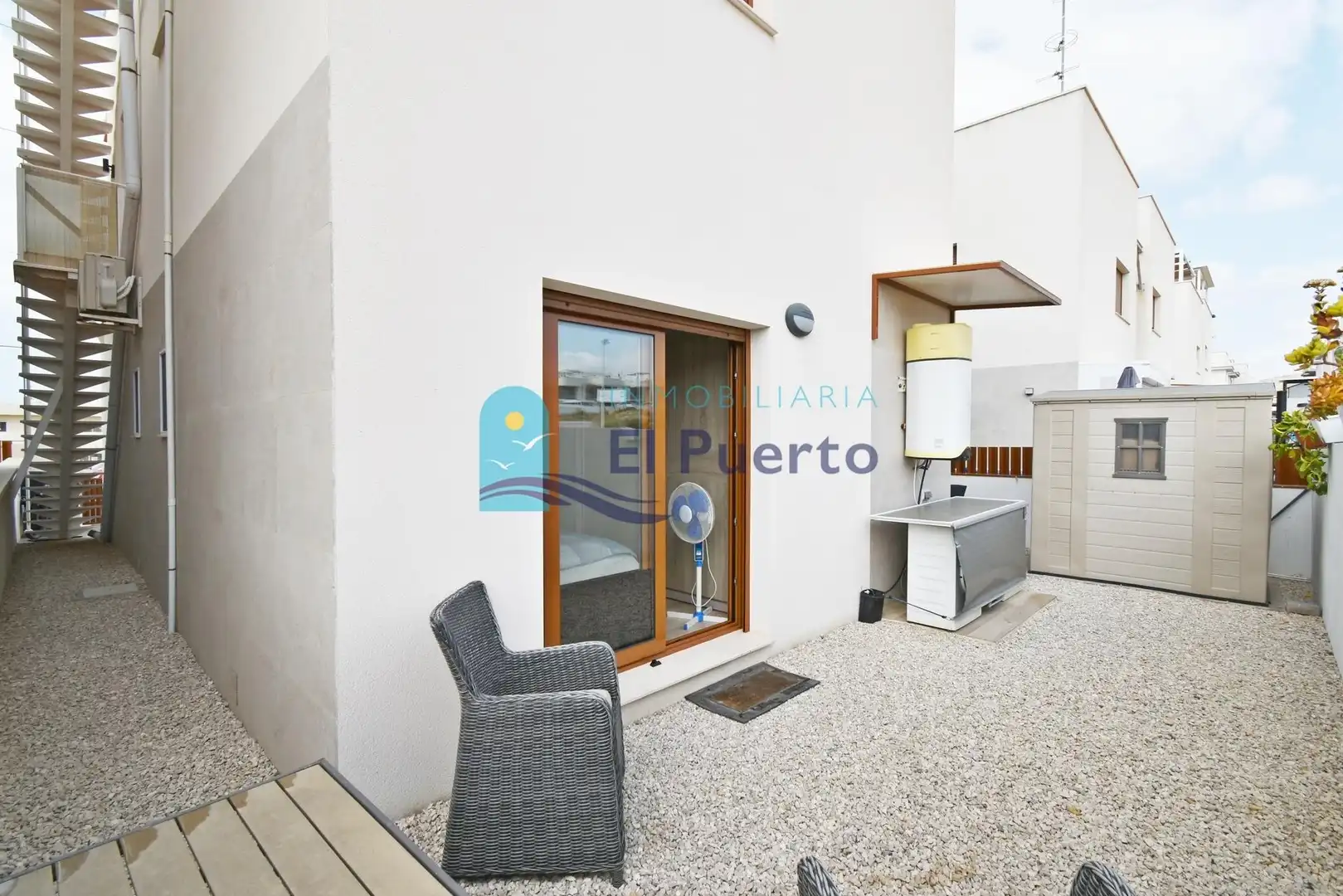 Terrassa de Apartament en venda en Mazarrón amb Aire condicionat, Calefacció i Jardí privat