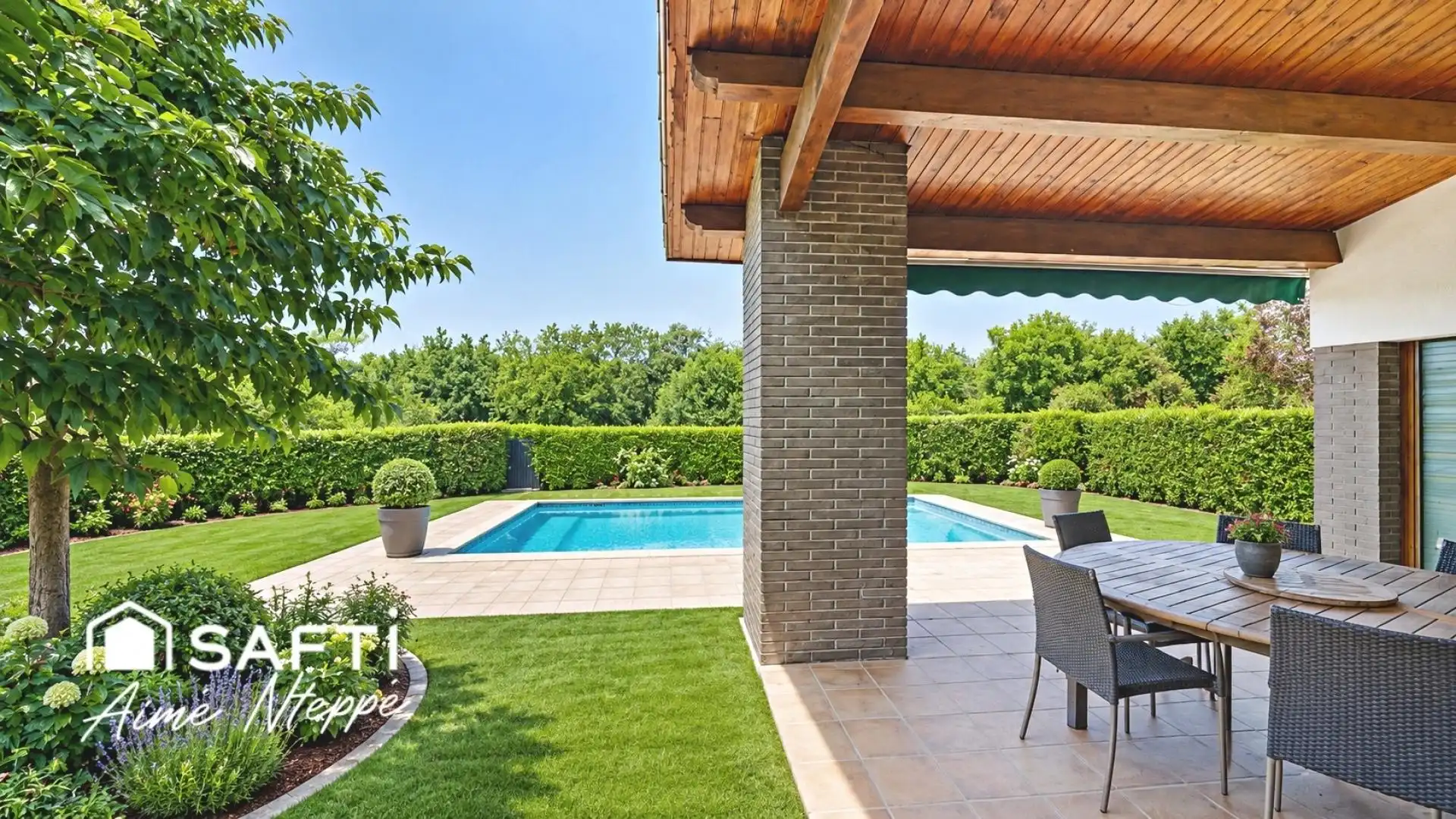 Terrassa de Casa o xalet en venda en Sant Julià de Ramis amb Calefacció, Piscina i Moblat