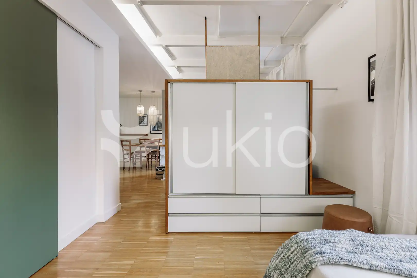 Habitación de Apartamento de alquiler en Barcelona con Aire acondicionado, Calefacción y Amueblado