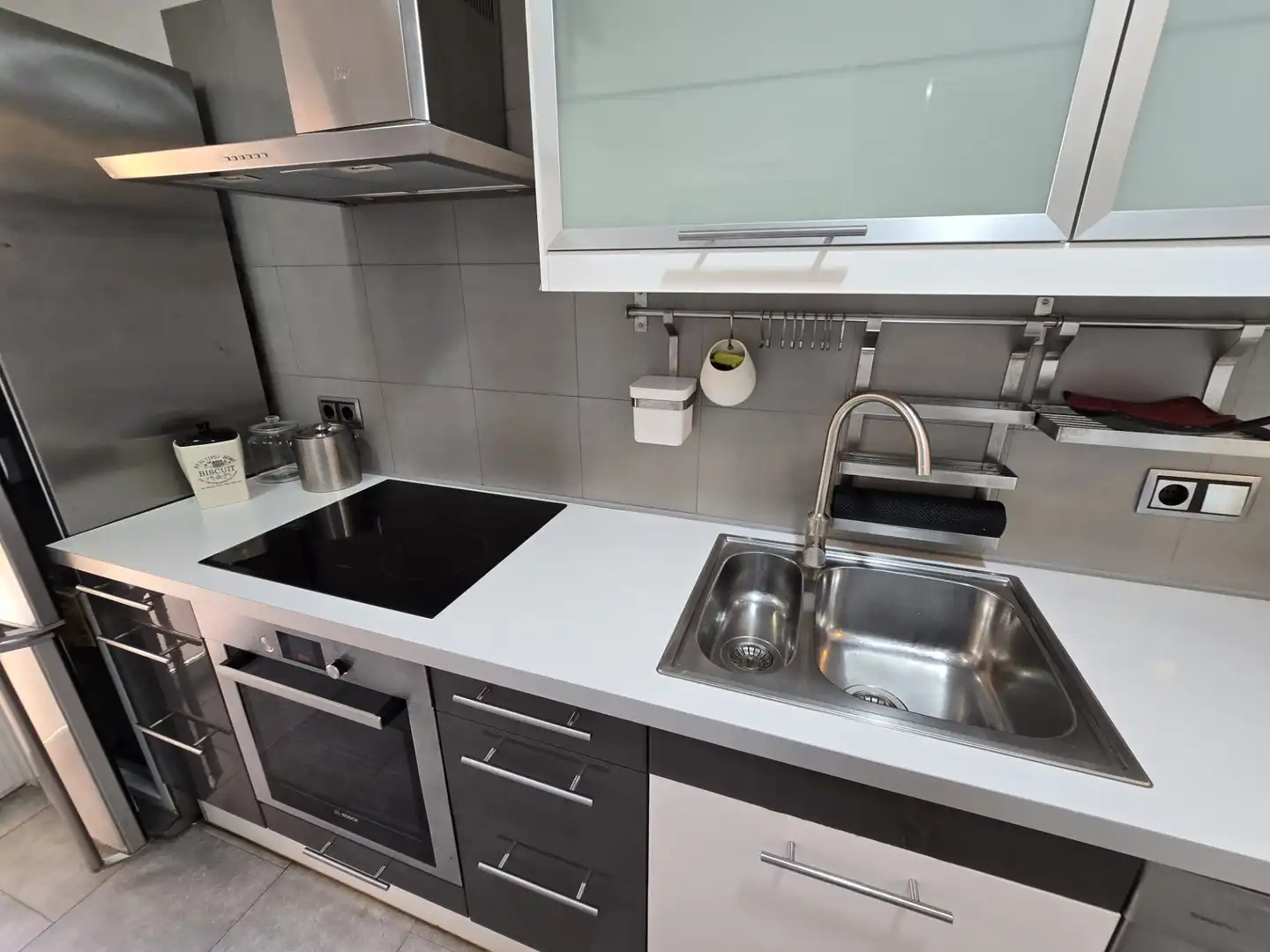 Kitchen of Flat for rent in Vilassar de Mar  with Air Conditioner, Heating and Parquet flooring