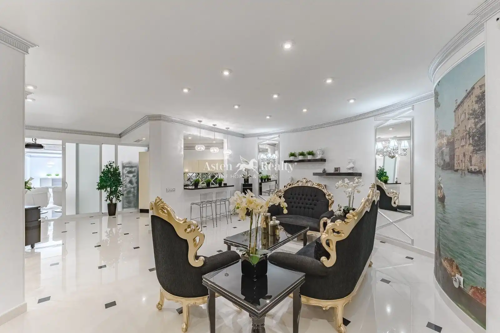 Sala de estar de Casa o chalet en venta en Adeje con Aire acondicionado, Terraza y Trastero
