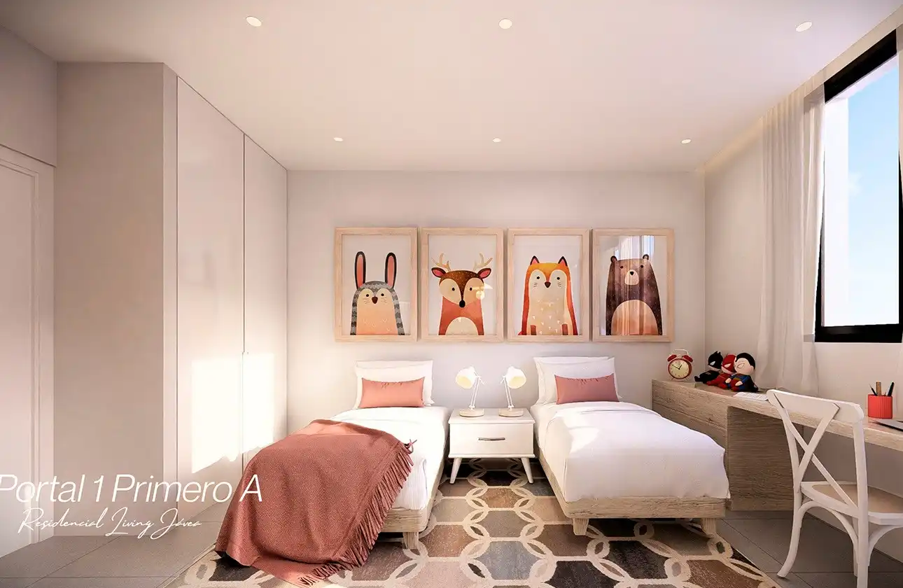 Bedroom of Apartments for sale in Jávea / Xàbia  with Air Conditioner, Heating and Private garden