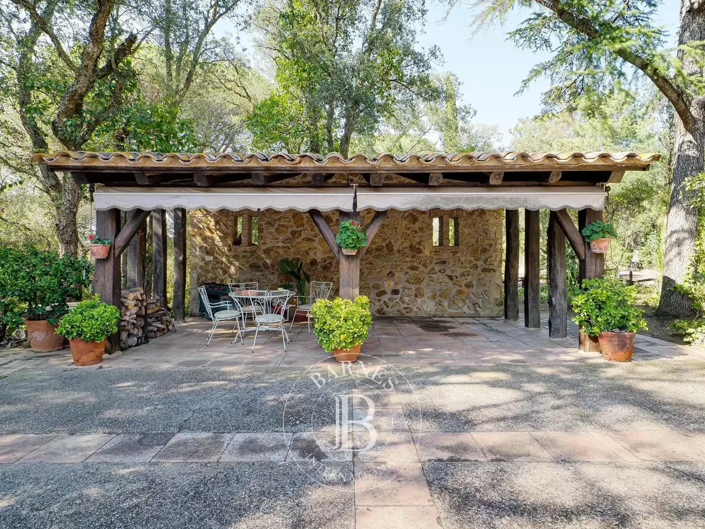 Jardí de Finca rústica en venda en Caldes de Malavella amb Calefacció, Piscina i Internet