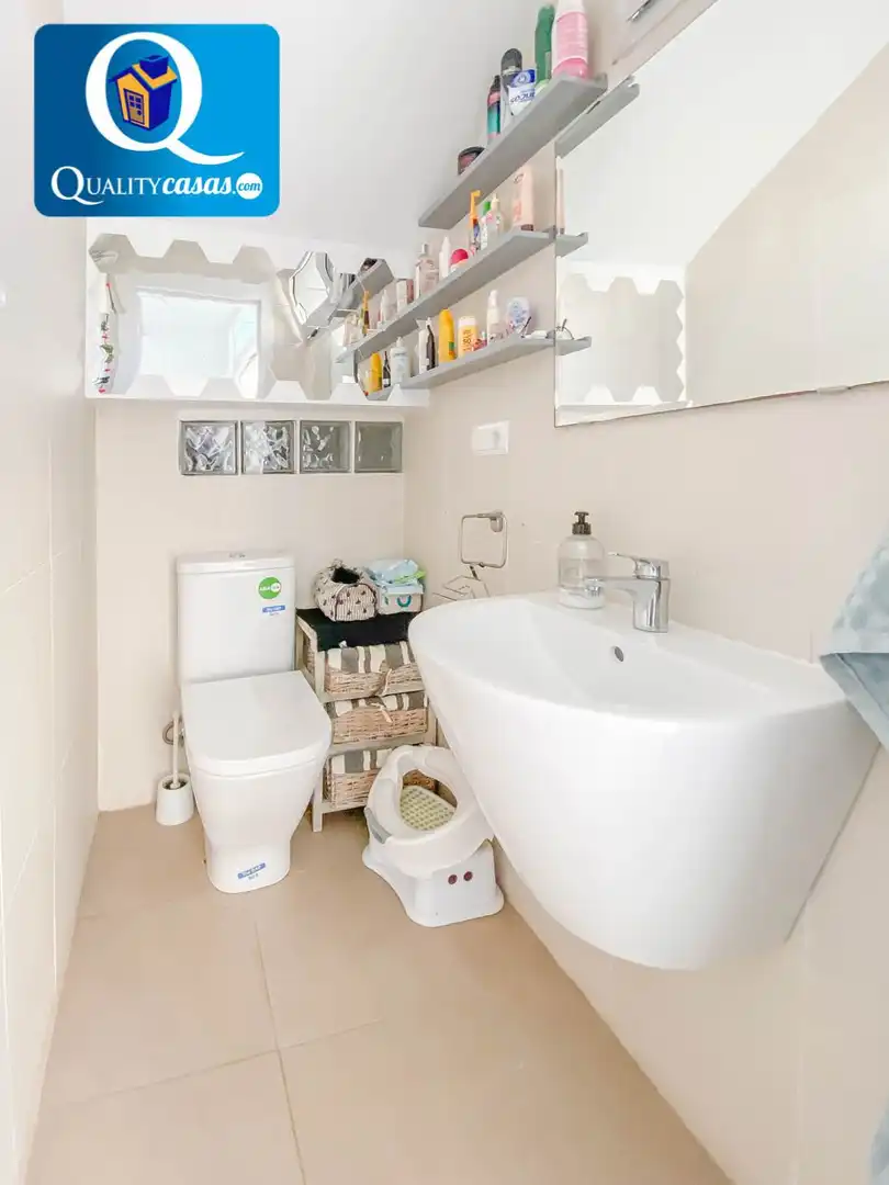 Baño de Casa o chalet en venta en Mutxamel con Aire acondicionado, Calefacción y Terraza