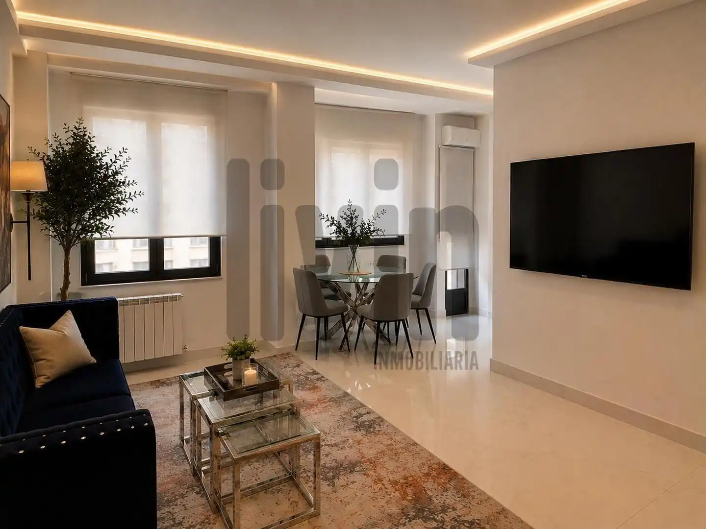 Wohnzimmer von Wohnung zur Miete in Jaén mit Klimaanlage, Terrasse und Möbliert