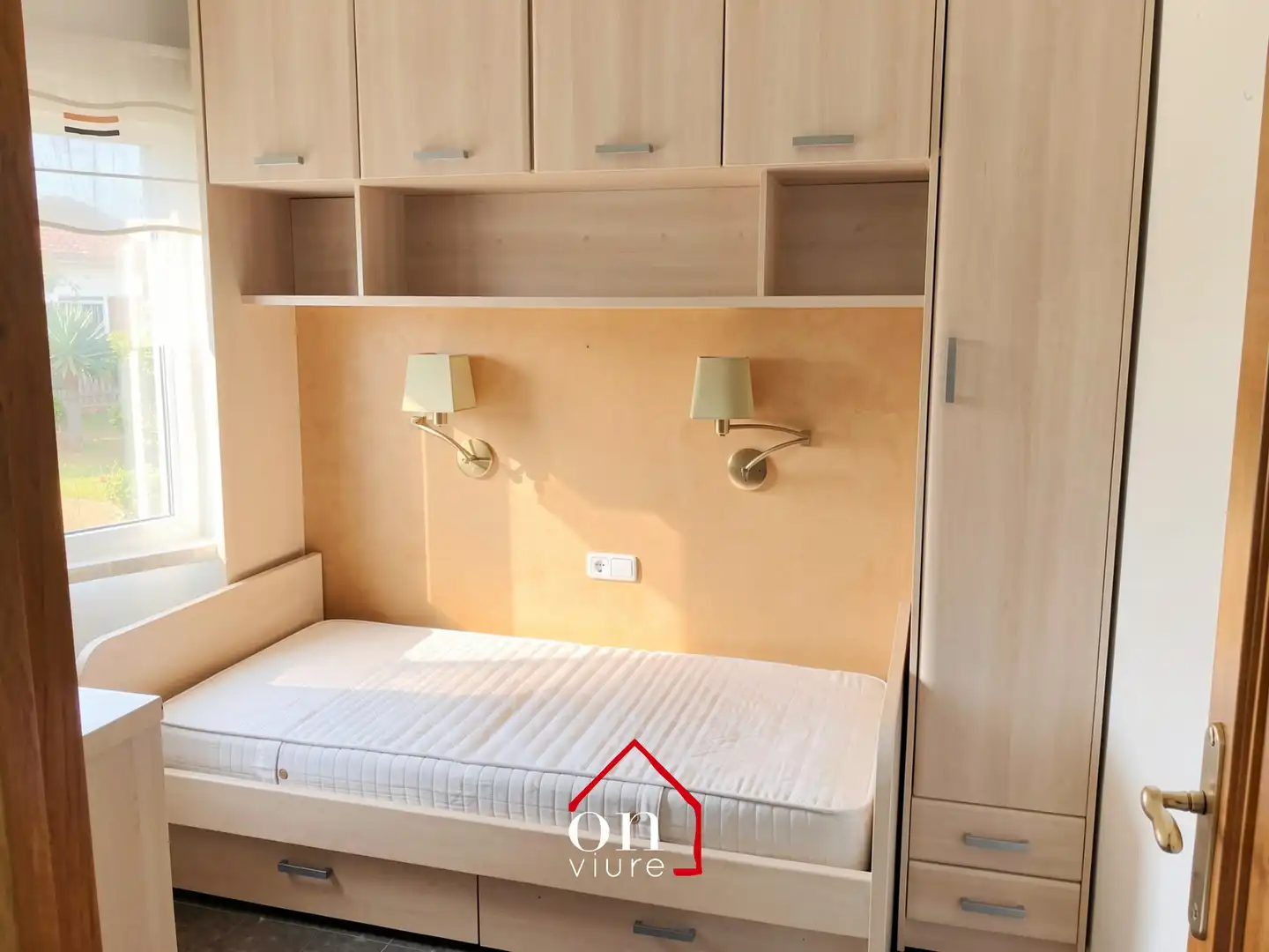 Bedroom of Flat for sale in Sant Cugat del Vallès  with Air Conditioner and Balcony