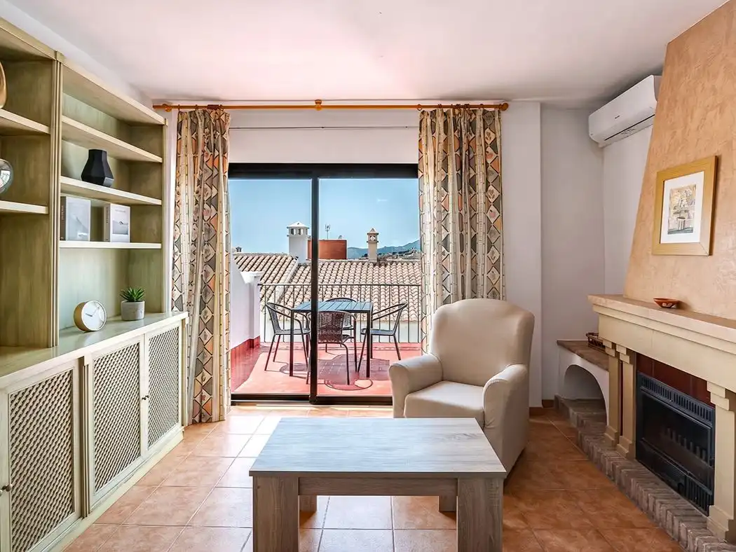 Sala d'estar de Pis de lloguer en Frigiliana, Málaga