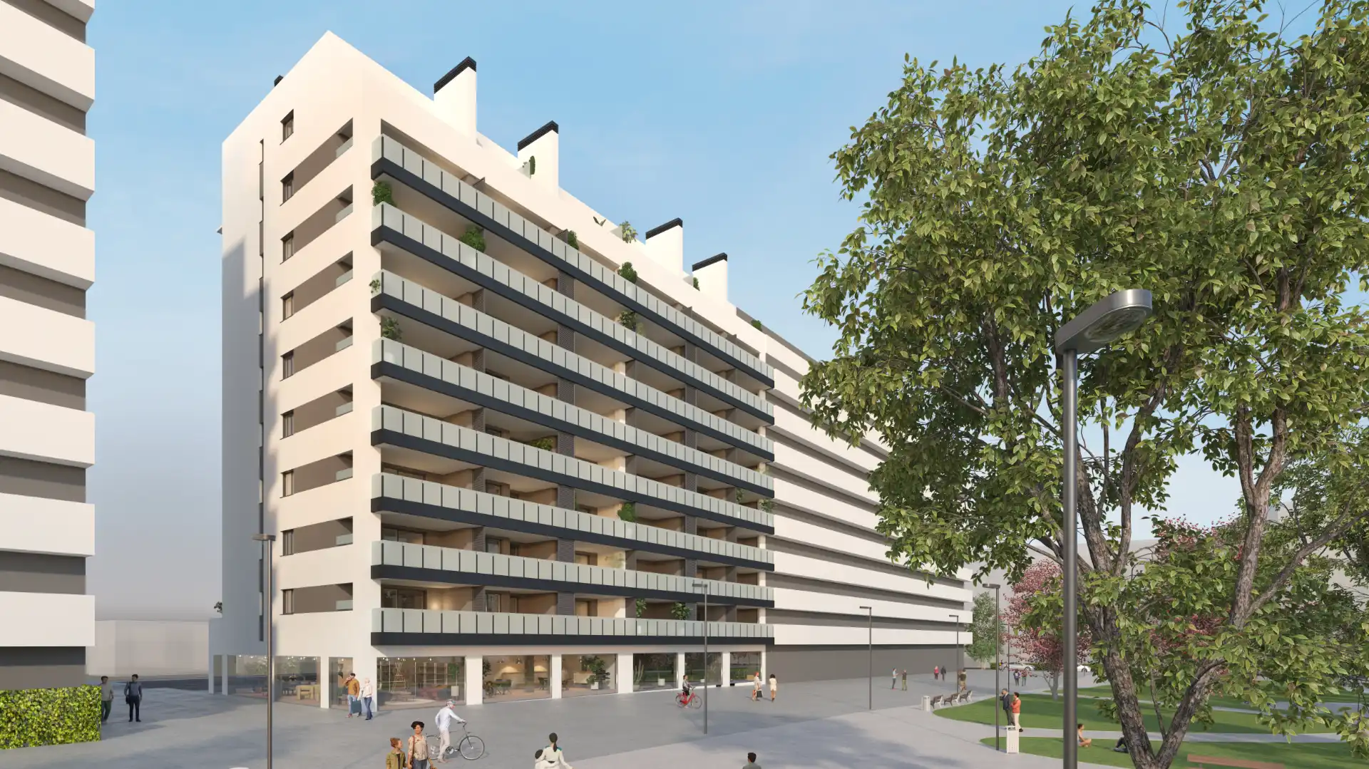 Exterior view of Commercial properties for sale in Burlada / Burlata