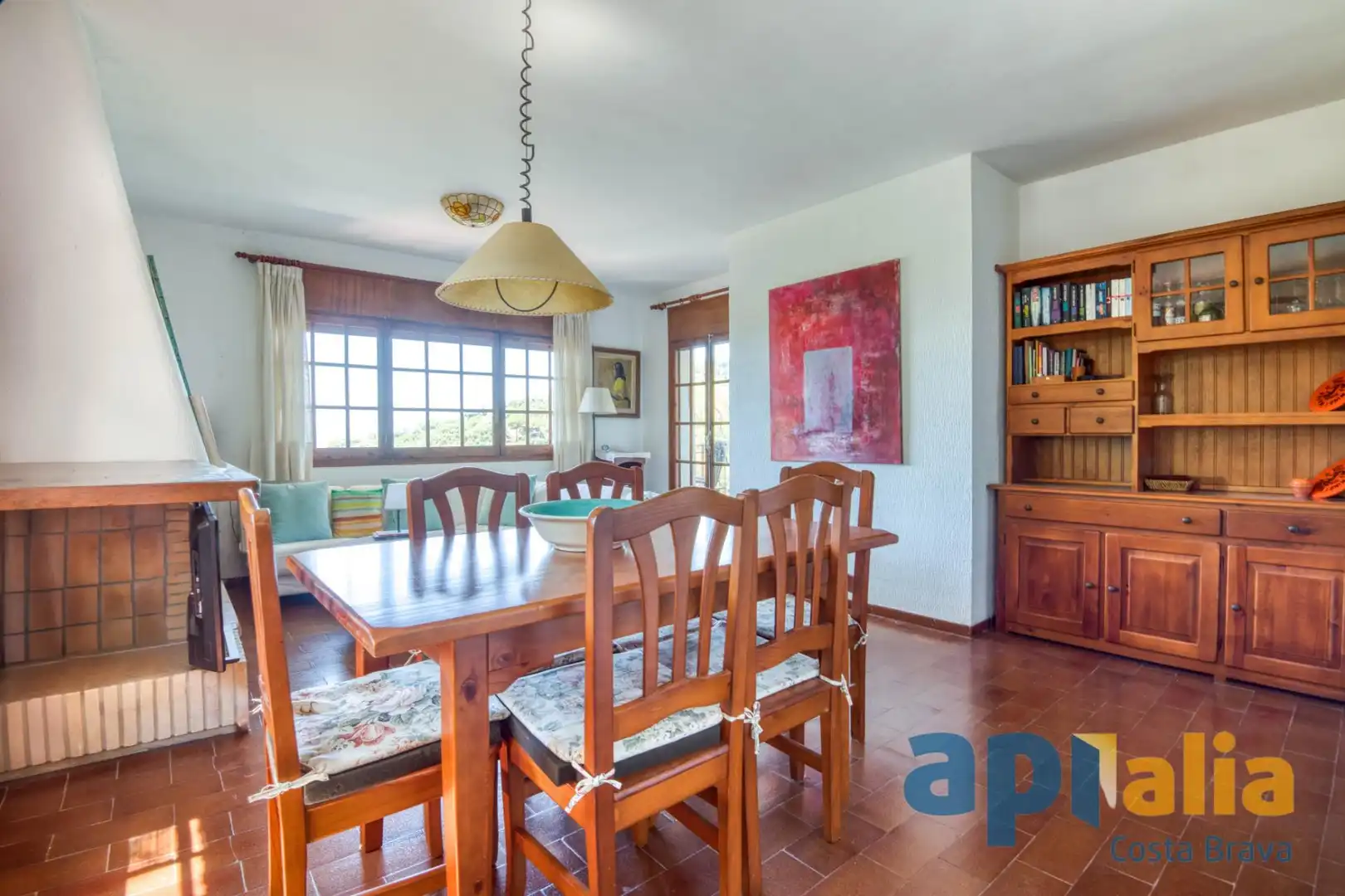 Dining room of Houses for sale in Santa Cristina d'Aro  with Terrace and Swimming Pool