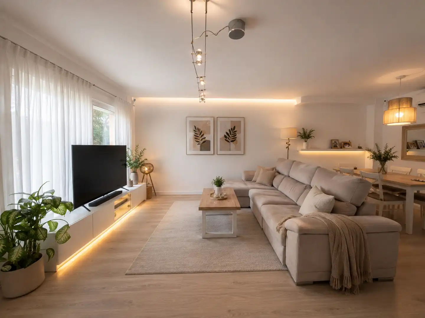 Living room of Houses for rent in Gavà  with Air Conditioner, Heating and Private garden